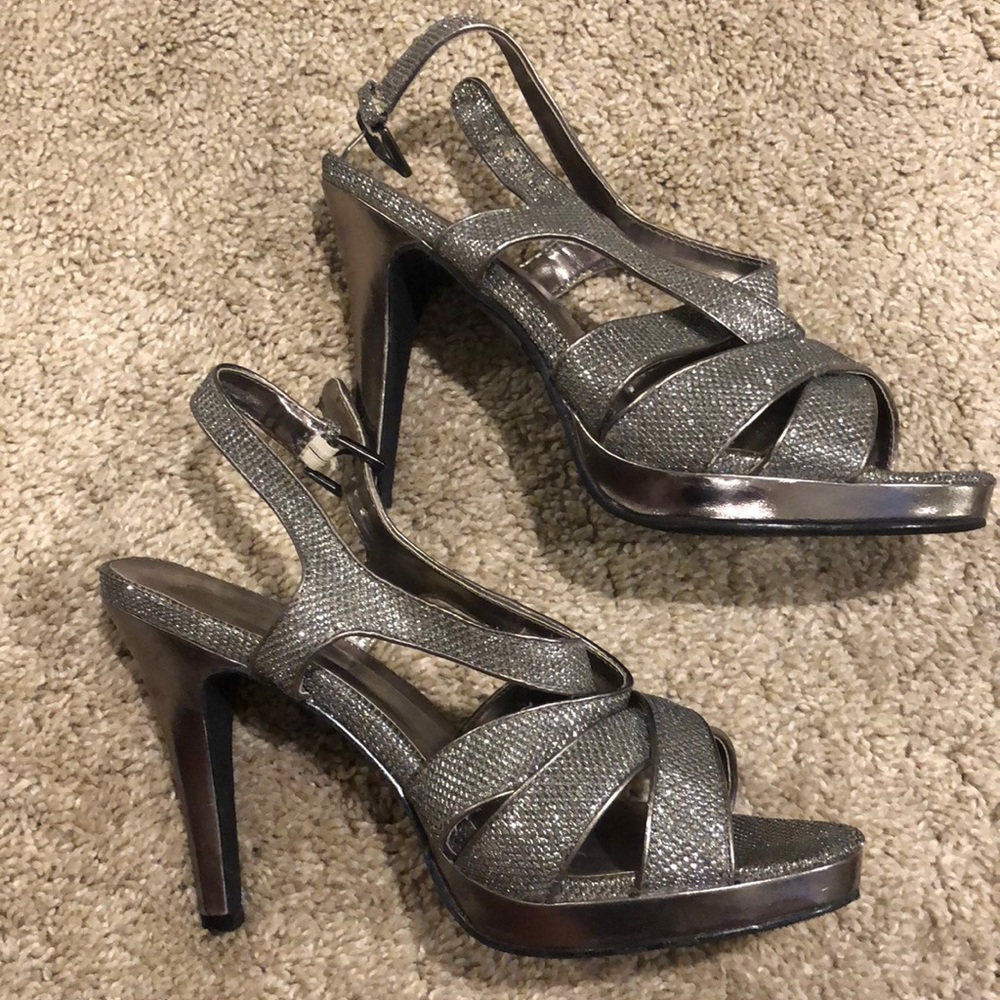 Silver heels